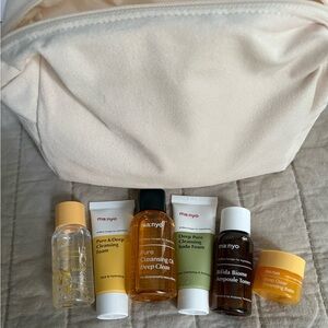 Skincare Cleanser & Exfoliant Set - Cream and Orange